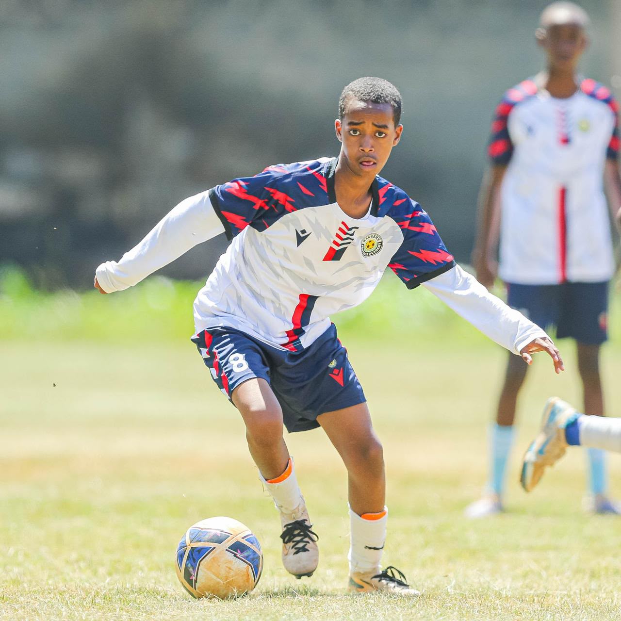U15 players in training